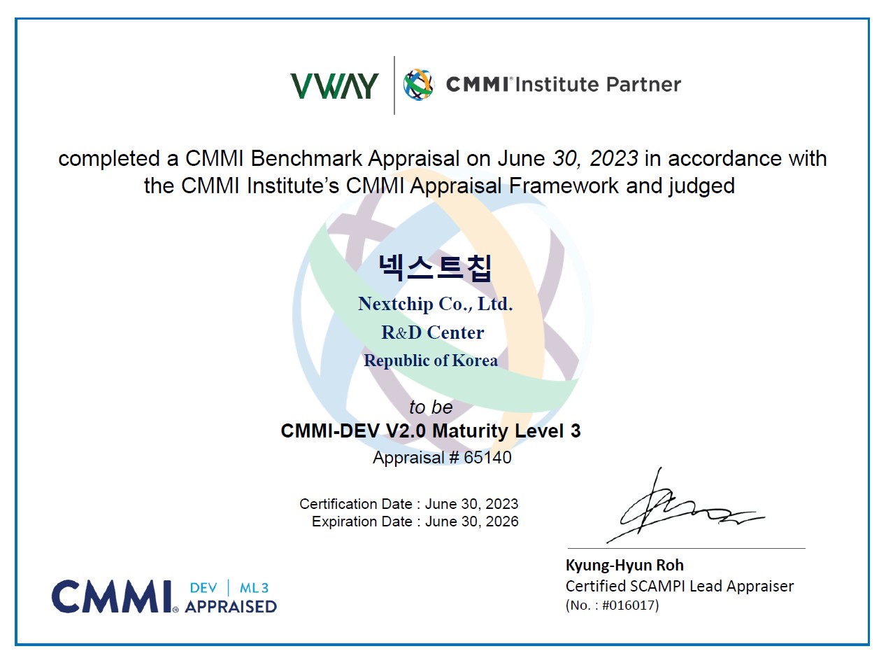 [CMMI-DEV V2.0 ML3 Appraisal]